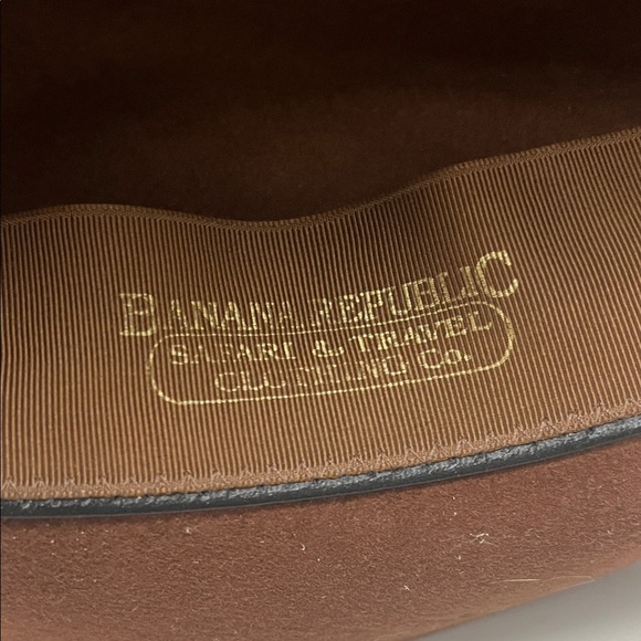 Banana Republic Chestnut 100% Wool Bolo hat with ribbon main image 7